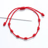 6pcs/set Handmade 7 Knots Red String Bracelet for Lover Protection Lucky Amulet and Friendship Braid Rope Wristband Jewelry Gift - Image 16