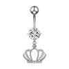 14G Animal Heart Dangle Belly Button Rings Steel Curved Navel Barbell Ring Body Jewelry Piercing Ombligo for Women Girl - Image 12