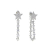 Christmas Gift Jewelry Cubic Zirconia Iced Out Sparking Tassel CZ Chain Star Charm Women Earring - Image 7