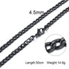 Necklace Curb Chains Link Men Choker Stainless Steel Male Female Accessories - Image 24
