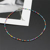 Korean Sweet Colorful Chokers Collar Boho Seed Beaded Clavicle Necklaces for Women Girls Jewelry - Image 14