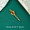 Vintage Palace Plant Flower Baroque Brooch Red Enamel Pearl Brooch Pin Woman Party Accessories - Image 7