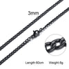 Necklace Curb Chains Link Men Choker Stainless Steel Male Female Accessories - Image 19