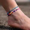 2Pcs/Lot Bohemian Anklets for Men and Women Handmade Rope Friendship Beach Barefoot Bracelet on the Leg Chain Boho Foot Jewelry - Image 7