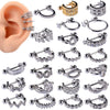 Stainless Steel Cartilage Cuff Earring with 0.8 mm Gauge and 8 mm Shaft - Image 1