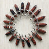 24pcs/lot Good Quality Assorted Stone Mixed Pillar Charms Chakra Pendants for Necklaces Making - Image 10