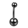 14 Gauge Stainless Steel Navel Piercing Ring with 10 mm Bar and Decorative Ends - Image 9