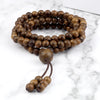 Vintage 108 Wooden Beads Bracelets 6mm Women Men Elastic Beaded Long Necklace Buddhist Prayer Yoga Jewelry Handmade Gift - Image 2