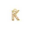 7x8mm Brass Cubic Zirconia Crystal 26 Letter Charms Pendants for Women Necklace Earring Jewelry Accessories Model - Image 30