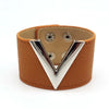Europe Crack Leather Bracelet For Women All-Match V Word Wide Punk Style Soft Jewellery Cool - Image 29