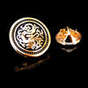 Brooch crystal jewelry Golden Dragon maple leaf bullet Brooch men's shirt Wedding Suit Lapel Badge Pin gift - Image 12