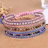 Bohemian Charm Lucky Crystal Rope Bracelet Handmade Women Multicolor Miyuki Beads Friendship Bracelet Jewelry - Image 1