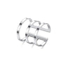 2pcs Stainless Steel Punk Rock Ear Clip Cuff Wrap Earrings No piercing-Clip On Cartilage Wrap Fake Earring - Image 7
