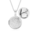 Heart Locket Pendant Necklaces for Women Openable Photo Frame Floral Stainless Steel Necklaces Family Love Collar - Image 9