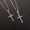 Crystal Cross Pendant Necklace in Gold-Tone or Silver-Tone - Image 12