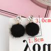 Cool Black Color Flower Drop Earrings for Women Geometry Round Heart Leaf Butterfly Crystal Party Jewelry Summer Gift - Image 41