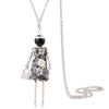 statement necklace pendant cute jewelry lady long necklace women flower charms pendant bohemian maxi accessory - Image 29