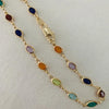 Gold Plated Multi Color Crystal Beads Anklet Chain Ankle Bracelet For Women Girl Summer Ankle Bracelet Boho Beach Foot Chain - Image 5