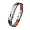 Jewelry Stainless Steel 12 Constellations Leather Bracelet Vintage Bracelets Bangles 12 Zodiac Cuff Bracelet Men - Image 12