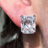 Stylish Simple Stud Earrings for Women Modern Style Dazzling Zirconia Accessories Wedding Engagement Jewelry Gift - Image 4