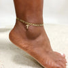 Crystal A-Z Letter Initial Anklets Bracelet for Women,Cuban Link Anklet Stainless Steel Beach Leg Foot Chains - Image 22