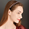 Non-Slip Rhinestone Hairbands Elastic Flower Pearl Women Hair Hoop Bands Headband Bezel Girls Hair Accessories Headdress - Image 4