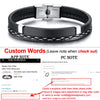 Multi Layer Leather Bracelets for Men Women Customizable Engraving Stainless Steel Personalized Bangle,Fathers Day Dad Gift - Image 15