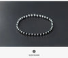 Modian Black Crystal or Ball Strand Bracelet for Women 925 Sterling Silver Simple Bracelet Fine Jewelry Gift 2020 New