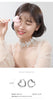 Modian Exquisite Simple Hearts Romantic Charm Hoop Earrings For Women Real 100% 925 Sterling Silver Female Accessories Jewelry