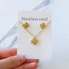 Flower Rose Jewelry Sets For Women Fairy Moon Stars Pineapple Pendant Necklace Earrings Romantic Office Accessories - Image 32