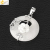 Jade Necklace Stones Pendant Flower Leaf Amethyst Rose Pink Quartz Black Onyx Crystal Donut Necklaces Jewelry - Image 12