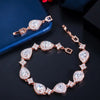 Waterdrop Cubic Zirconia Tennis Bracelet in Multiple Metal Tones - Image 8