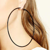 Exaggerated 12CM Oversized Hoop Earrings Basketball Smooth Big Circle Earrings for Women Punk Jewelry Oorbellen - Image 3