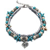 Bohemian Multi-layer Starfish Turtle Anklets For Women Vintage Elephant Owl Beads Chain on Leg Ankle Bracelet Beach Jewelry - Image 12
