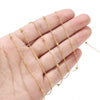 10 Meters Bulk Fancy Stainless Steel Satellite Chain Anti Bead Ball Cable Chain for Necklace Choker Anklet Making - Image 4