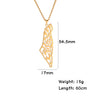Map Outline Pendant Necklace with 45 cm Stainless Steel Chain - Image 25