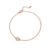 Sunflower Motif Anklet in Gold Tone Rose Gold Tone and Silver Tone - Image 9