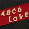 7x8mm Brass Cubic Zirconia Crystal 26 Letter Charms Pendants for Women Necklace Earring Jewelry Accessories Model - Image 2