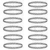 ZS 12Pcs Vintage Stretch Choker Necklace Lady Girl Tattoo Choker Necklace Punk Retro Gothic Elastic Necklaces for Women - Image 13