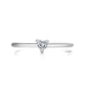 Rings For Women Little Heart Shaped Gold Color Wedding Engagement Dainty Ring Jewellry Zircon Romantic Jewelry -M - Image 8