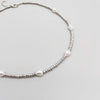 Silver Beads Pearl Women Necklace Korean Sweet Colorful Female Neck Jewelry Gift Accessories - Image 2