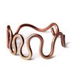 Copper Wave Metal Handcrafted Bracelet Rustic Vintage Punk Cuff Bangle Viking Handmade Jewelry Unisex Accessories - Image 8
