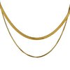 Charm Geometric Snake Chain Necklace Stainless Steel Jewelry Golden Metal Texture брелок Women Gift - Image 7