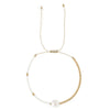 Simple Thin Bracelet Shell A-Z Initial Letter Charm Bracelets Jewelry for Women Gold Color Miyuki Beads - Image 23