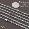 10 Pieces Wheat Necklace Gold Color Stainless Steel Wheat Chain Necklace for Men or Women Jewelry - Image 8