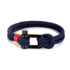 Men's Nautical Double Strand U shape Shackle Survival Rope Bracelet Women Outdoor Camping Rescue Emergency Rope Jewelry - Image 6