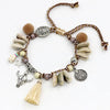 Anklets for Women Jewelry Boho Handmade Colorful Cotton Rope Shell Tassel Alloy Cow Head Pendant Ankle Bracelet - Image 3