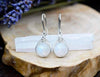 Wedding Party Pendant Earrings Natural Moonstone 25 Silver Women's Pendant Earrings Long Earrings - Image 3