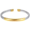 Stainless Steel Cable Mesh Cuff Bracelets Chain Bracelet Bangles For Women Jewelry - Image 7