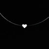 Sumeng Personality Square Imitation Pearl Crystal Zircon Necklace Invisible Transparent Fishing Line Necklace Women - Image 7